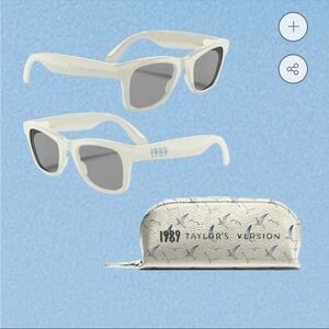 Taylor Swift 1989 Taylor’s Version Sunglasses & Zippered Case NEW Seagulls